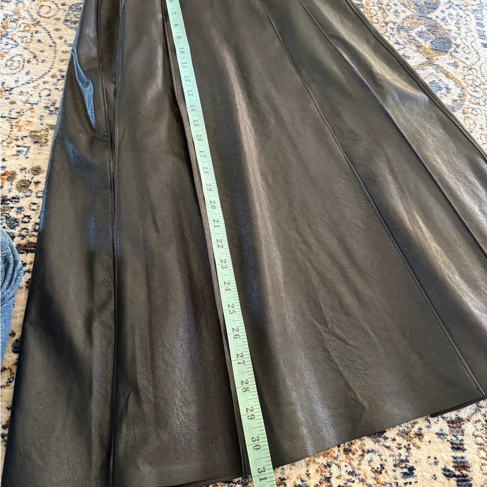 Commando Faux Leather Belted Midi Skirt - Picture 9 of 9